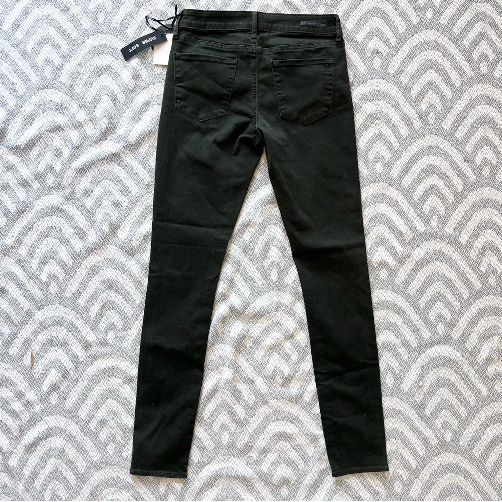 ARTICLES OF SOCIETY Mid-Rise Super Soft Ankle Skinny Green Denim Jeans 26 NWT - Picture 5 of 12